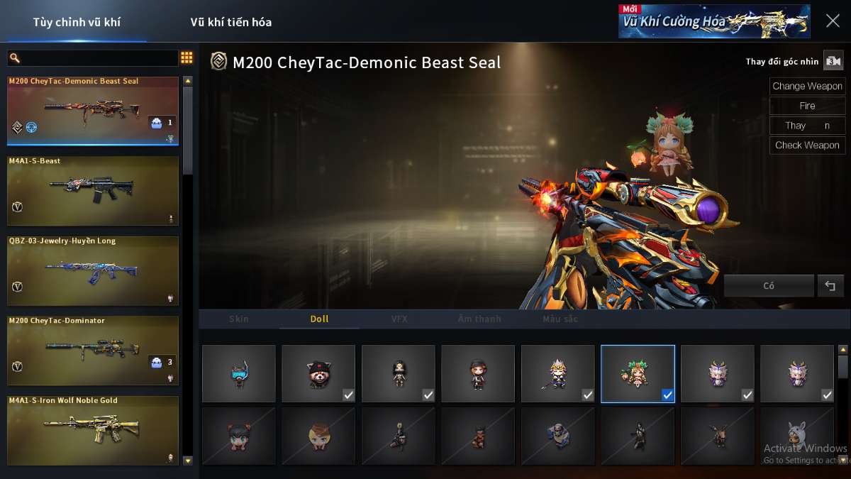 shop acc cf uy tin gia re